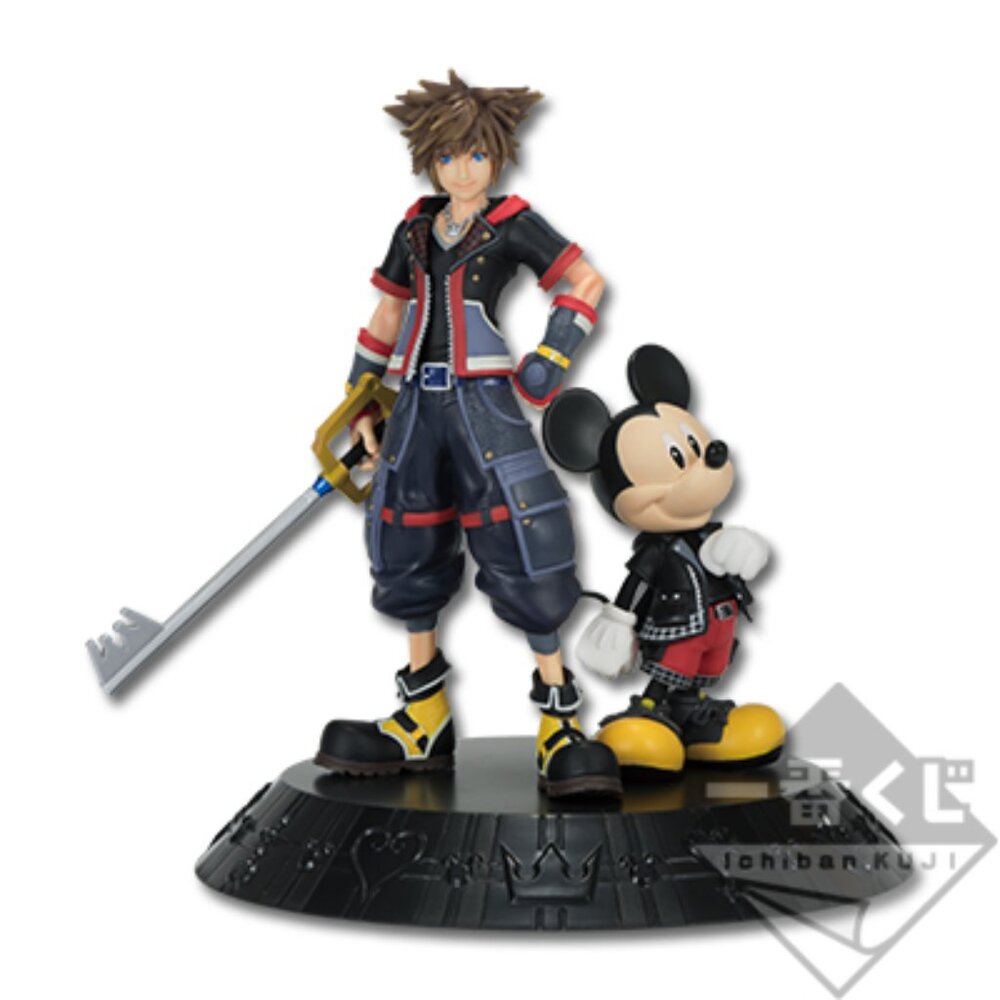 Kingdom Hearts Bandai Ichiban Kuji A Award Sora And King Mickey Figure